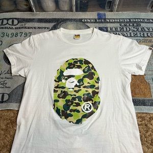 White Bape Tee